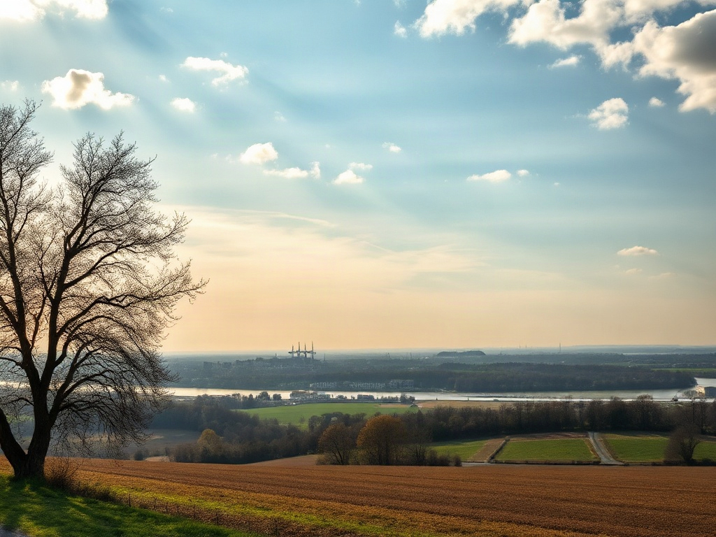 scenic view of Hamburg countryside