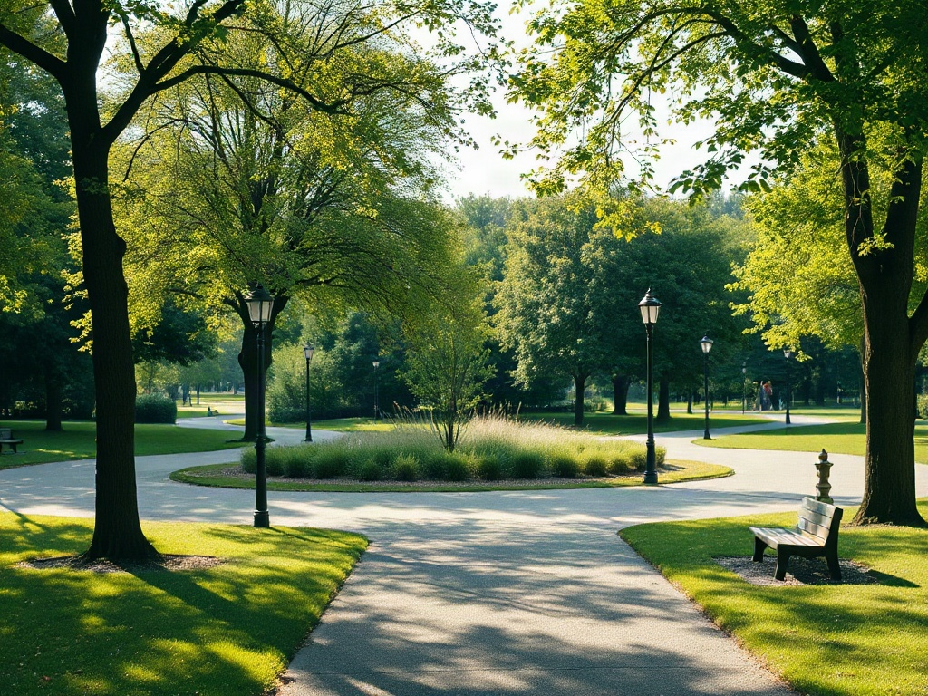 A peaceful park in Hamburg